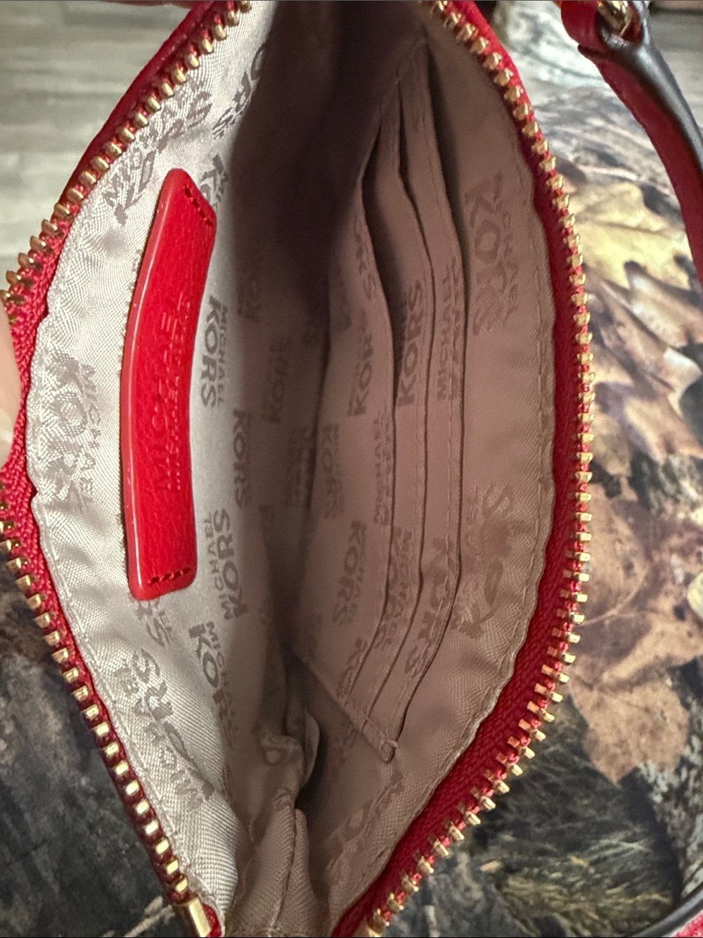 Michael Michael Kors Red Wristlet - Picture 5 of 7